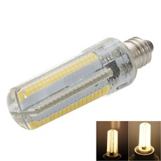 E11 7W 152-LED 3014 SMD 3000-3500K Warm White Light Adjustable Silica Gel Corn Light (100-120V)