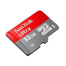 32GB Micro SDHC / TF Memory Card 30MB/s Red & Grey