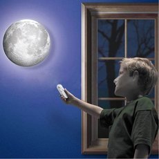 LED Light Moon Nightlight Wall Lamp Remote Control
