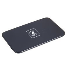 (Clearance)QI Wireless Charger + AC Adapter + USB Cable ( US Standard) Black