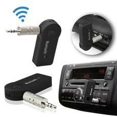 TS-BT35A08 3.5MM Wireless Bluetooth V3.0  EDR Music Streaming Stereo Audio Receiver Adapter Mic Black