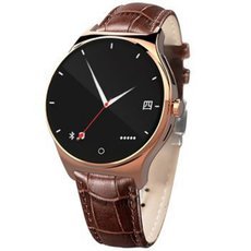 R11 Round Screen Bluetooth & Infrared Control Raise-to-Wake Heart Rate Monitor Smart Watch Rose Golden