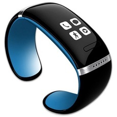 L12S OLED Bluetooth V3.0 Stylish Touch Screen Smart Bracelet Watch Blue