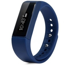 I5 Plus IP67 Waterproof Bluetooth V4.0 Sleep Monitoring Sports Tracking Call Alert Smart Wristband Blue