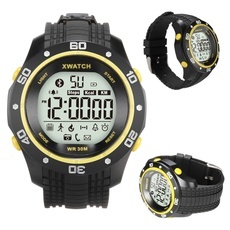 Xwatch Bluetooth 4.0 Waterproof Outdoor Sports Smart Watch Yellow