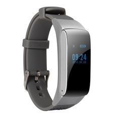 DF22 2-in-1 Pedometer Handsfree Sleep Monitor Bluetooth Smart Bracelet Wristband Headset Silver