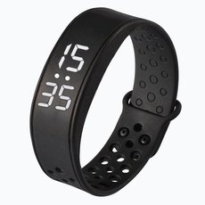W6 Sports Health Pedometer Smart Wearable Wristband Watch Bracelet Black