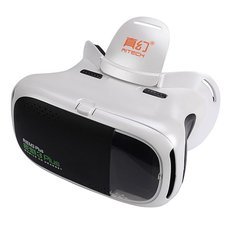 RIEM3 Plus 3D VR BOX Virtual Reality 3D Glasses Google Cardboard for 4.7 to 6.0" Smartphone White