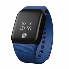 A88  Bluetooth Smart Wristband Heart Rate Monitor Blood Oxygen Monitor Dark Blue