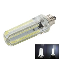 E11 7W 152-LED 3014 SMD 6000-6500K White Light Adjustable Silica Gel Corn Light (100-120V)